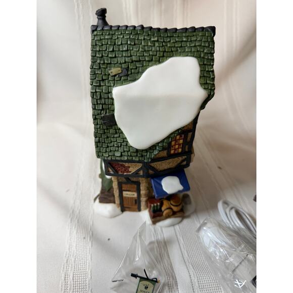 Dept 56 Dickens Village - E. Tipler, Agent for Wine & Spirits 58725 box & Light - Picture 4 of 7